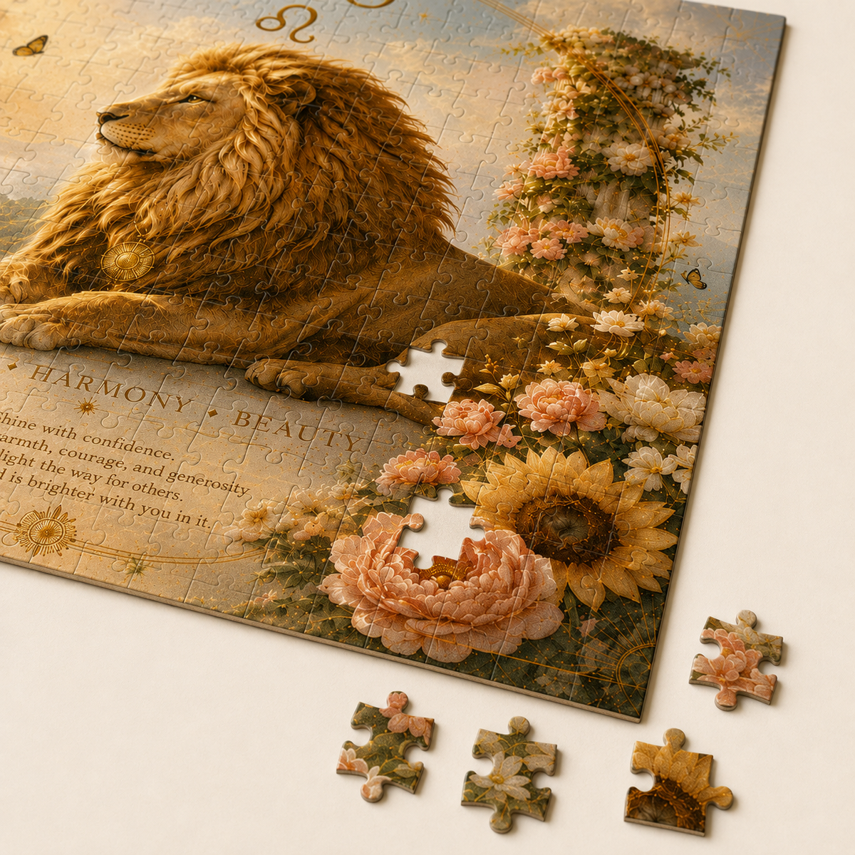 Leo: Golden Radiance – 500 Piece Puzzle